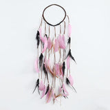 Cascading Feather Elastic Headband