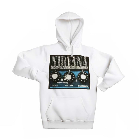 Nirvana White More Drive Hoodie (LG)