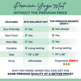 Eco Balance Yoga Mat- 5mm