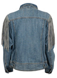 Mason Denim Fringe Jacket