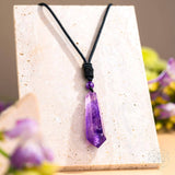 Amethyst Pendant Necklace - Talisman of Daily Stress Relief
