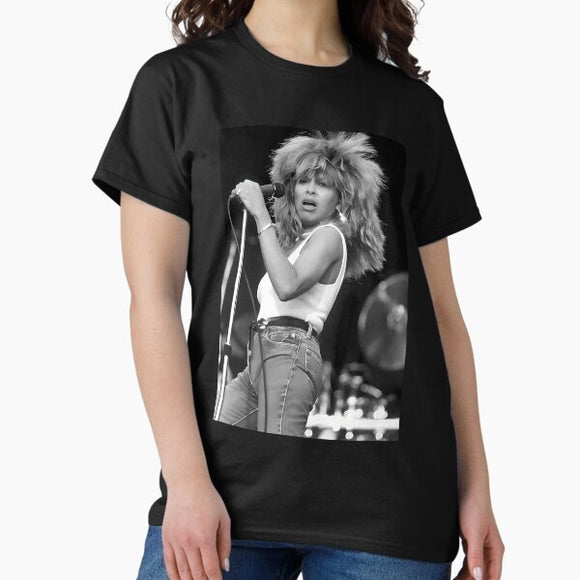 Tina Turner Black Unisex Concert T-Shirt