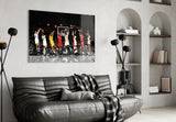 NBA Basketball All Stars Glass Wall Art