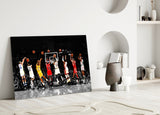 NBA Basketball All Stars Glass Wall Art
