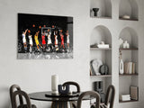 NBA Basketball All Stars Glass Wall Art
