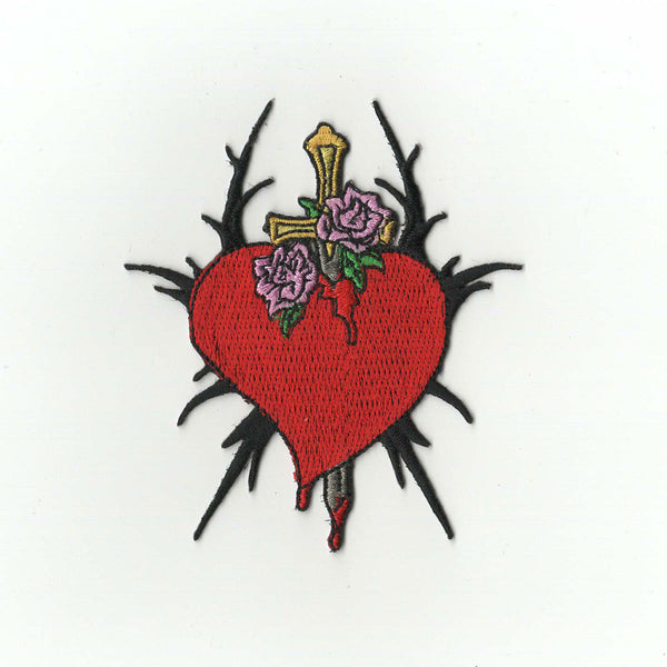 Alone Broken Heart Patch Rapper Face Tattoo Embroidered Iron On – Patch  Collection