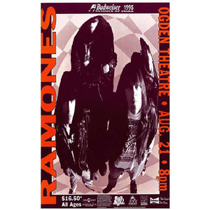 Ramones Concert Poster Denver 1995 11x17
