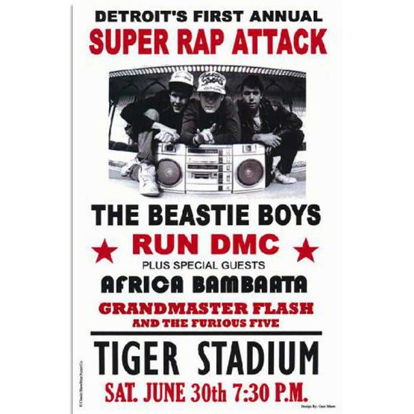 The Beastie Boys & Run DMC Concert Poster