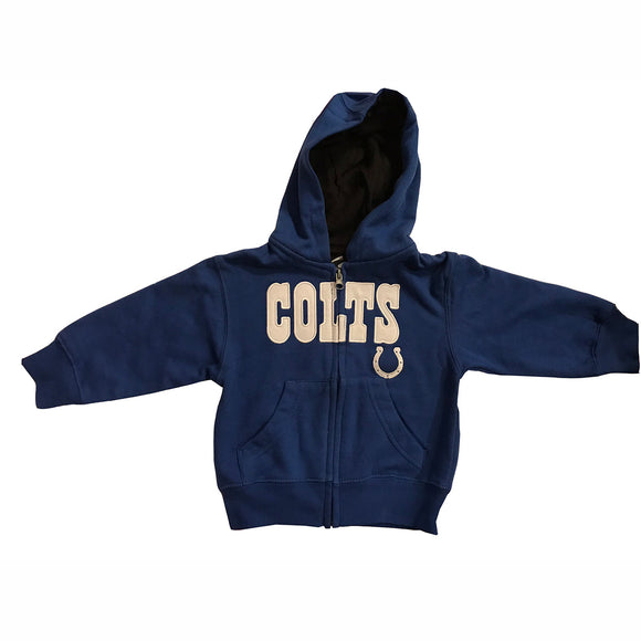Toddler's Indianapolis Colts Full Zip Hoodie