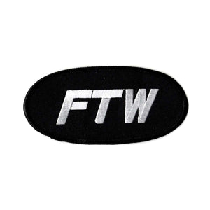 FTW embroidered iron on patch