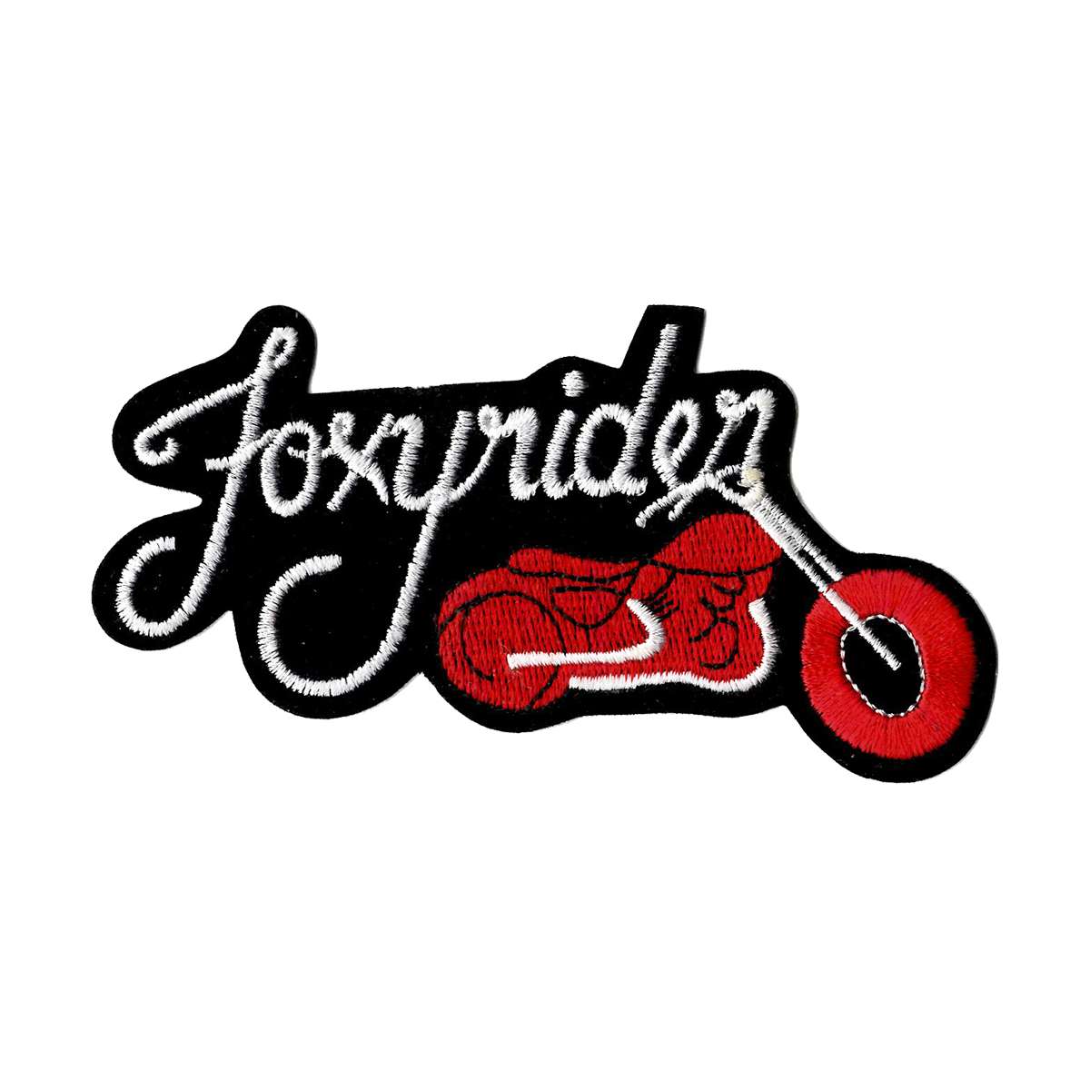 Foxy rider embroidered iron on patch – Rock N Sport Store