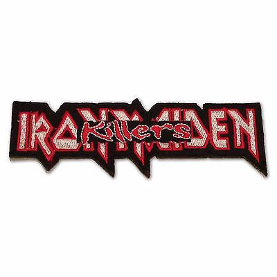 Iron Maiden Killers Die Cut Iron-On Embroidered Patch - Rock N Sports