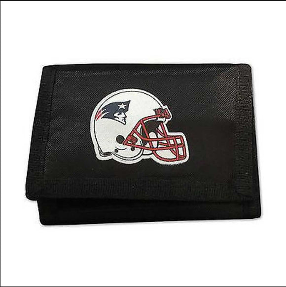 New England Patriots Trifold Nylon Logo Wallet