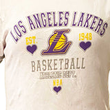 Womens Los Angeles Lakers Basketball Athletic Dept White T-Shirt