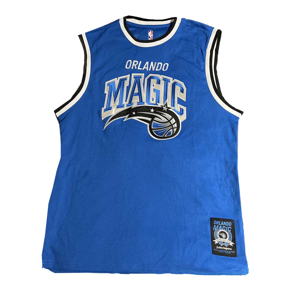 Orlando Magic Embroidered Logo Jersey Mens Blue XL