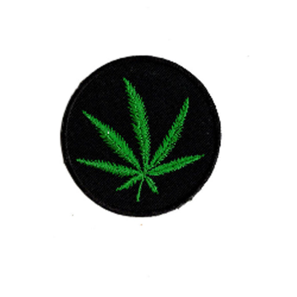 Embroidered Marijuana Patches Iron on or Sew On