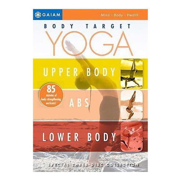 Body Target Yoga, 3 Disc Collection Used