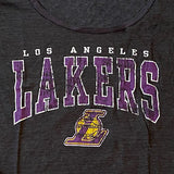 Womens Los Angeles Lakers Long Sleeve T-Shirt, Charcoal