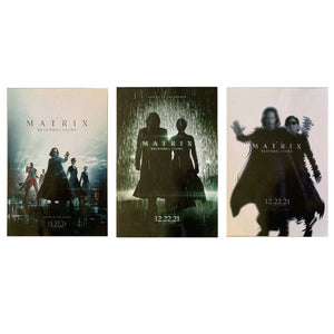 Lot of 3 Matrix Resurrections Movie Posters