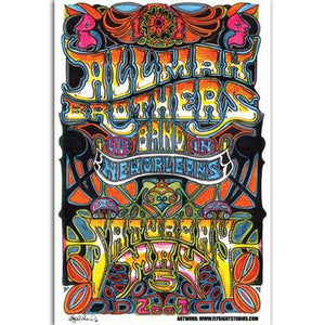 Allman Brothers Jazzfest Original Poster, 2007
