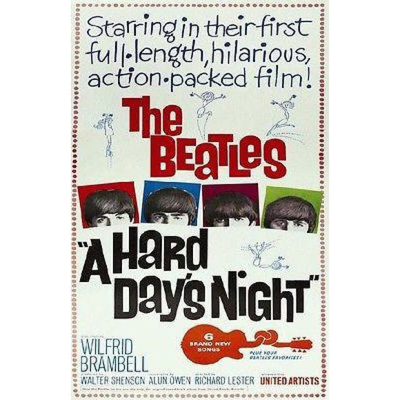 The Beatles: A Hard Day'S Night Movie Poster