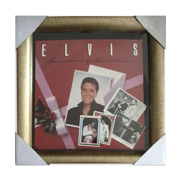 Elvis 1982 Christmas Record Collage - Rock N Sports