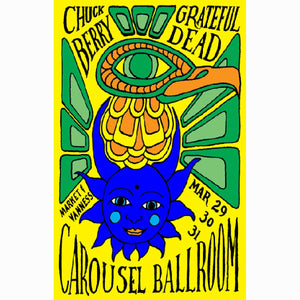 Grateful Dead/Chuck Berry Poster Carousel Ballroom