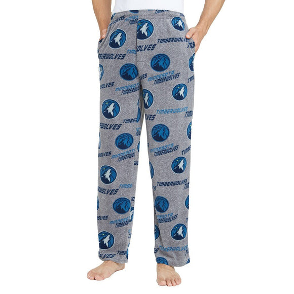 Mens Minnesota Timberwolves Microfleece Pajama Pants