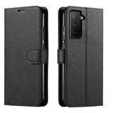 Samsung Galaxy S21 Black Wallet Case Kickstand