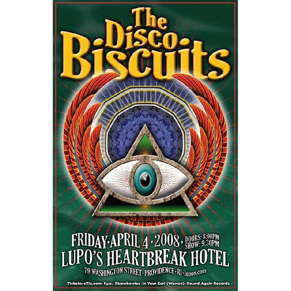 Disco Biscuits Concert Poster,  2008
