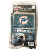 Miami Dolphins Tailgate Party Kit W/Banner & Tablecloth