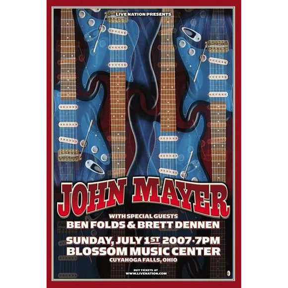 John Mayer Concert Poster, 2007