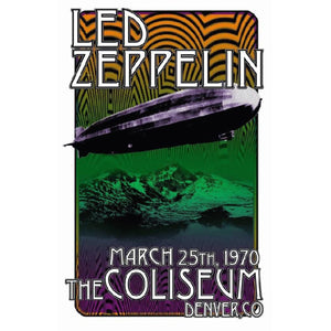 Led Zeppelin Poster — Denver, 1970