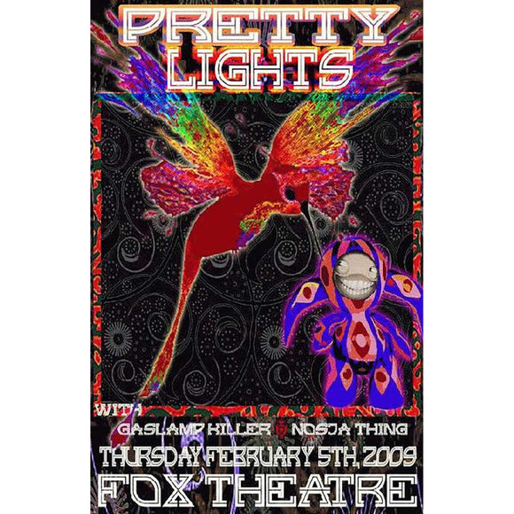 Pretty Lights Original Concert Poster, 2009
