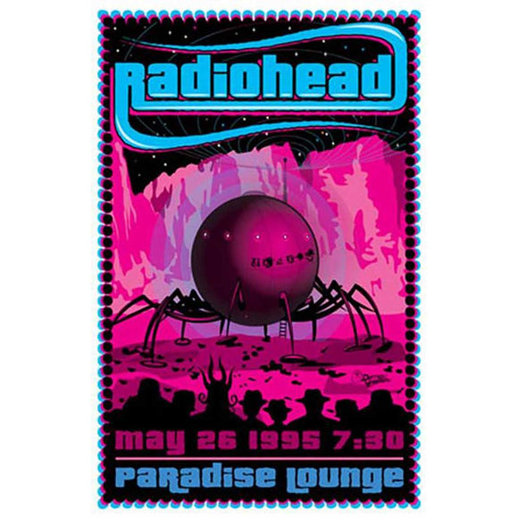 RadioheadConcert Poster Paradise Lounge Boston 1995