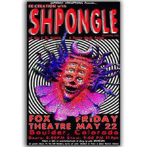 Shpongle Psybient Concert Poster, 2009